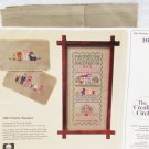 Creative Circle Family Sampler pattern & Taupe Aida cloth partial cross stitch kit Creative Circle Family Sampler pattern & Taupe Aida cloth partial cross stitch kit