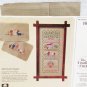Creative Circle Family Sampler pattern & Taupe Aida cloth partial cross stitch kit