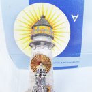 Avon Lighthouse pin tie tack lapel with bookmark new in box gold silver
