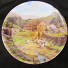 Melamaster Great Britain small trinket tray 4 1/2" pastoral scene