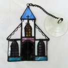 Avon stained glass suncatcher church new in box sun catcher suction cup Avon stained glass suncatcher church new in box sun catcher suction cup