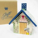 Avon Cottage Box tea house wood new in box