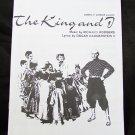 The King and I music choral selection score booklet