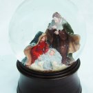 Snow Globe Christmas Nativity music box Silent Night Sankyo Jesus Mary Joseph Snow Globe Christmas Nativity music box Silent Night Sankyo Jesus Mary Joseph