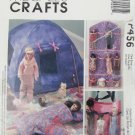 McCall P456 fashion doll accessories tent tote sleeping back UNCUT pattern
