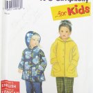 Simplicity 8296 child hooded jacket & pants sizes 2 3 4 5 6 6X flannel