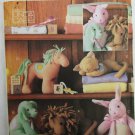 Vogue 7760 plush animal patterns lion puppy bunny horse kitty Vogue 7760 plush animal patterns lion puppy bunny horse kitty