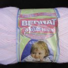 Bernat Softee Baby Yarn pink 5 oz skein clean good but torn label Bernat Softee Baby Yarn pink 5 oz skein clean good but torn label