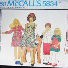 McCall 5834 girls sundress jumper knickers UNCUT pattern size 12 vintage Annie