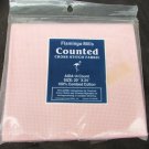 Pink Aida 14 count cross stitch fabric Flamingo Mills 20x24"