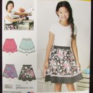 Simplicity 8196 girl skirt pattern plain or ruffled sizes 8 10 12 14 16 UNCUT