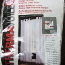 Thermavoile ivory Rhapsody lined panel 54 x 108" energy efficient insulate sheer Thermavoile ivory Rhapsody lined panel 54 x 108" energy efficient insulate sheer