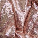 Sequin party tablecloth rose gold 60x80 weddings parties Sequin party tablecloth rose gold 60x80 weddings parties