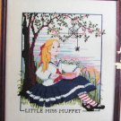 Cross stitch pattern Little Miss Muffet from Classic Cross Stitch Magazine