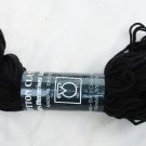 Tahki Cotton Classic yarn black one skein 1.75 oz made Greece