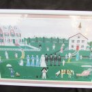 Patricia Palermino Wedding on Front Lawn print 137/950 signed 1987 & framed