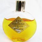 Worth eau de cologne Je Reviens 90 degrees Paris Lalique bottle 3/4 full perfume