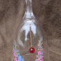 Avon 24% crystal bell July Birthday red clapper vintage