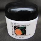 Avon Fuzzy Peach body cream 6 oz discontinued full jar
