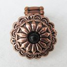 Darling Daisy Paparazzi copper ring black stone stretch adjustable band Darling Daisy Paparazzi copper ring black stone stretch adjustable band