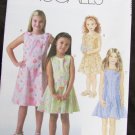 McCall M4433 children & girls dress & jumpsuit sizes 3 4 5 6 Uncut pattern