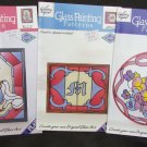Glass Painting patterns from Plaid Lot of three Victorian Spring Monogram goose Glass Painting patterns from Plaid Lot of three Victorian Spring Monogram goose