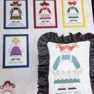 Birthday Girls cross stitch booklet a design for each month