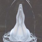 Praying hands candle holder Teleflora 24% crystal stand 6" tall great shape Praying hands candle holder Teleflora 24% crystal stand 6" tall great shape