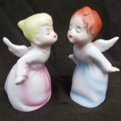 Schmid Kissing Angels pink girl blue boy 3 1/2" tall