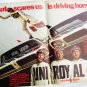 Uniroyal double spread ad 3 race car drives 1 female 2 male 1973