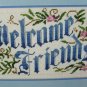 Welcome Friends needlepoint kit From the Heart complete but open