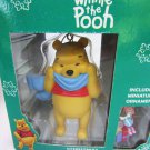 Winnie the Pooh blue scarf & piglet Disney Seasonal Specialties new ornament Winnie the Pooh blue scarf & piglet Disney Seasonal Specialties new ornament