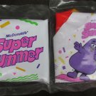 McDonald's Super Summer beach ball and boat toy sealed in packages