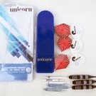 Unicorn dart set soft 300 three darts & accessories in case never used