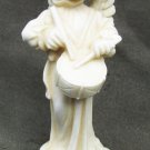 Bianchi drummer angel alabaster made Italy with base 5 3/4" figurine Bianchi drummer angel alabaster made Italy with base 5 3/4" figurine