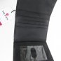 Mundi tri fold wallet black zippered side billfold & credit card slots new with tag