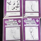 Pretty Punch hot iron transfer patterns flowers 4 packages sealed Pretty Punch hot iron transfer patterns flowers 4 packages sealed