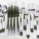 Wallace Kylee stainless flatware 4 knives spoons salad dinner forks & server