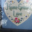 Creative Circle cross stitch kit Home Grown Love sealed complete