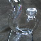 New Martinsville flame squirrel tail candleholder candle stick single