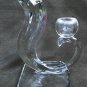 New Martinsville flame squirrel tail candleholder candle stick single
