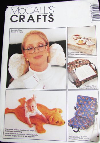 McCall 8505 UNCUT pattern for pillows bear book lap with tray commuter
