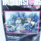 Dimensions small cross sittch kit Wisteria Summer stamped fabric Dimensions small cross sittch kit Wisteria Summer stamped fabric