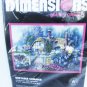 Dimensions small cross sittch kit Wisteria Summer stamped fabric