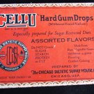 CellU hard gum drops box Chicago Dietetic Supply House emply vintage CellU hard gum drops box Chicago Dietetic Supply House emply vintage