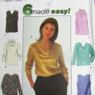 Simplicity 7884 misses blouse pullover variations sizes 12 14 16 unused