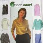 Simplicity 7884 misses blouse pullover variations sizes 12 14 16 unused