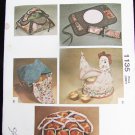 Kwik Sew 1135 bun pocket holder or hen bun warmer casserole holder placemat unused