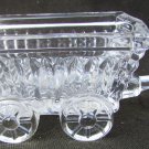 Princess House Crystal Treasures wagon cart clear glass figurine 5" long Princess House Crystal Treasures wagon cart clear glass figurine 5" long
