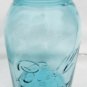 Blue Perfect Mason Ball quart canning jar #10 about 7"